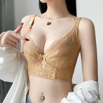 2024 New Phoenix 9th Generation New Summer and Autumn Ultra-Thin Big Breast Revealing Small Side Breast Adjustable Bandeau Bra Customized