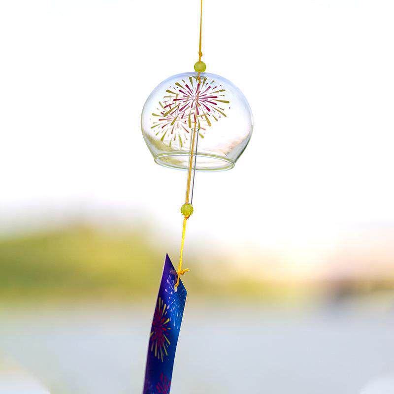Birthday present and wind glass Japanese style fireworks Wind Sul small goods hanging decoration Night Market Attractions Creative home Decorative Goods