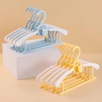 Children clothes hangers sun baby baby children Home multifunction clothes hangers clothes brace non-slip clotheshorse telescopic clothes rack set