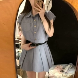 Рубашка, летнее платье, юбка, приталенный корсет, подходит для подростков