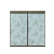 Cabinet door custom kitchen stove aluminum alloy honeycomb panel framed door panel custom self-assembled punch-free all-aluminum cabinet door