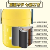 Термическая бочка, портативный ланч-бокс для домашнего использования из нержавеющей стали, нержавеющая сталь AISI 304