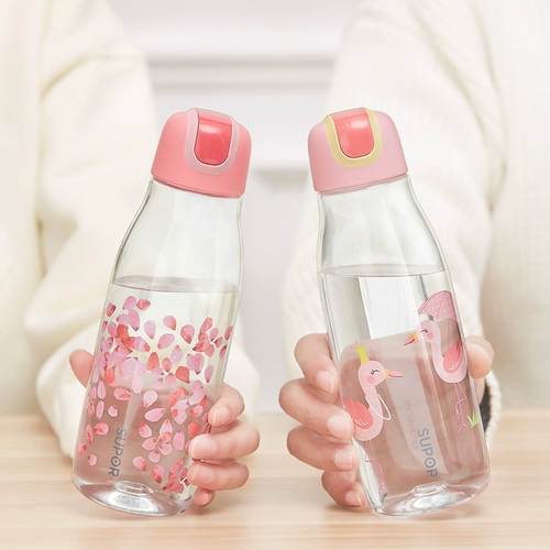 Пластиковая портативная вместительная и большая чайная чашка, защита при падении