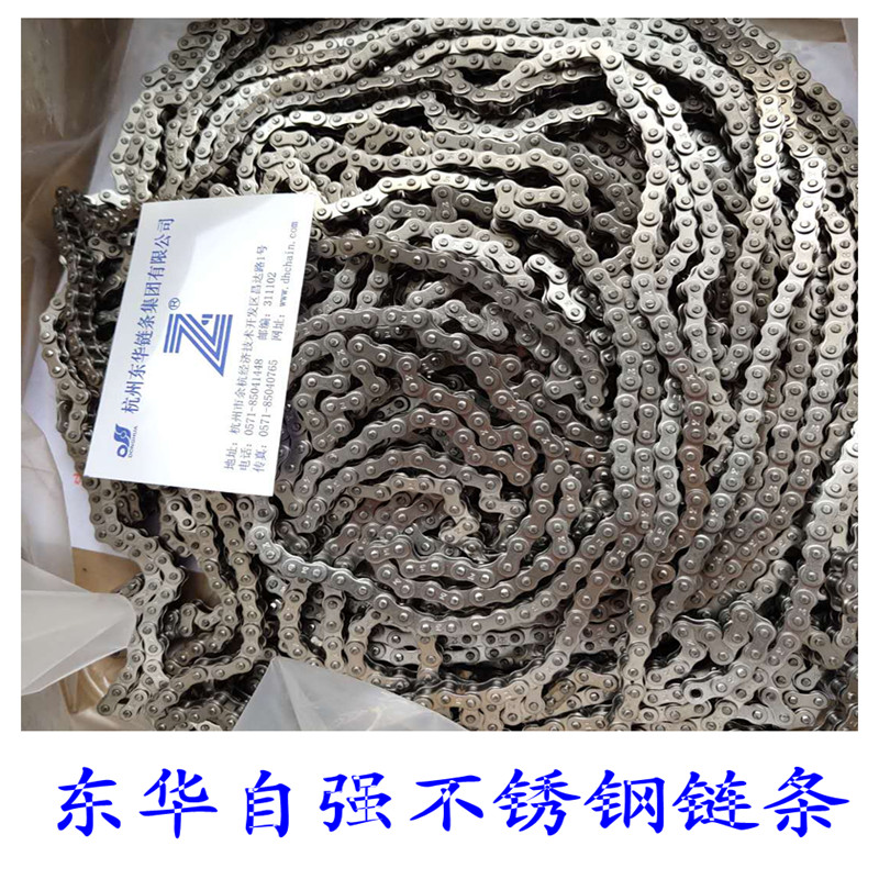 Donghua self-improvement 304 stainless steel chain 04CSS 06C 08A 10A 12A 16A 20A 24A Drive