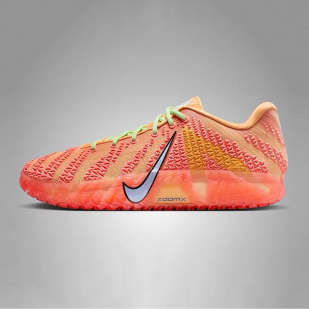 Nike/Nike Morant Third Generation Classic Comfortable Supportive Basketball Shoes Men's Orange-Red Hf2794-201