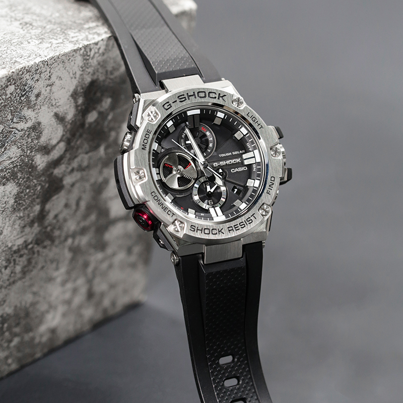 Casio Iron Heart Generation 1 Watch Men's Wang Yibo Same Model Bluetooth Solar Metal Men's Gstb100 Casio Iron Heart Generation 1 Watch Men's Wang Yibo Same Model Bluetooth Solar Metal Men's Gstb100