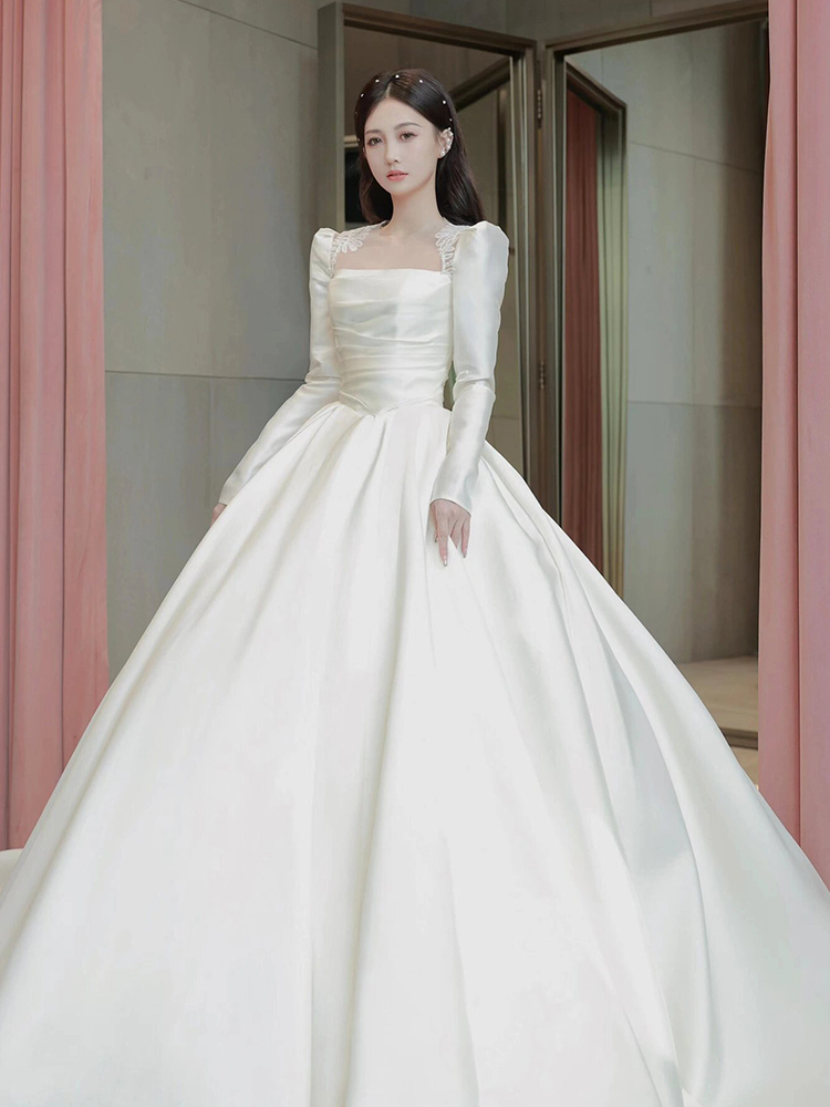  XXXL weighs about 140 catties+Single -piece white wedding dress   - $5.03 