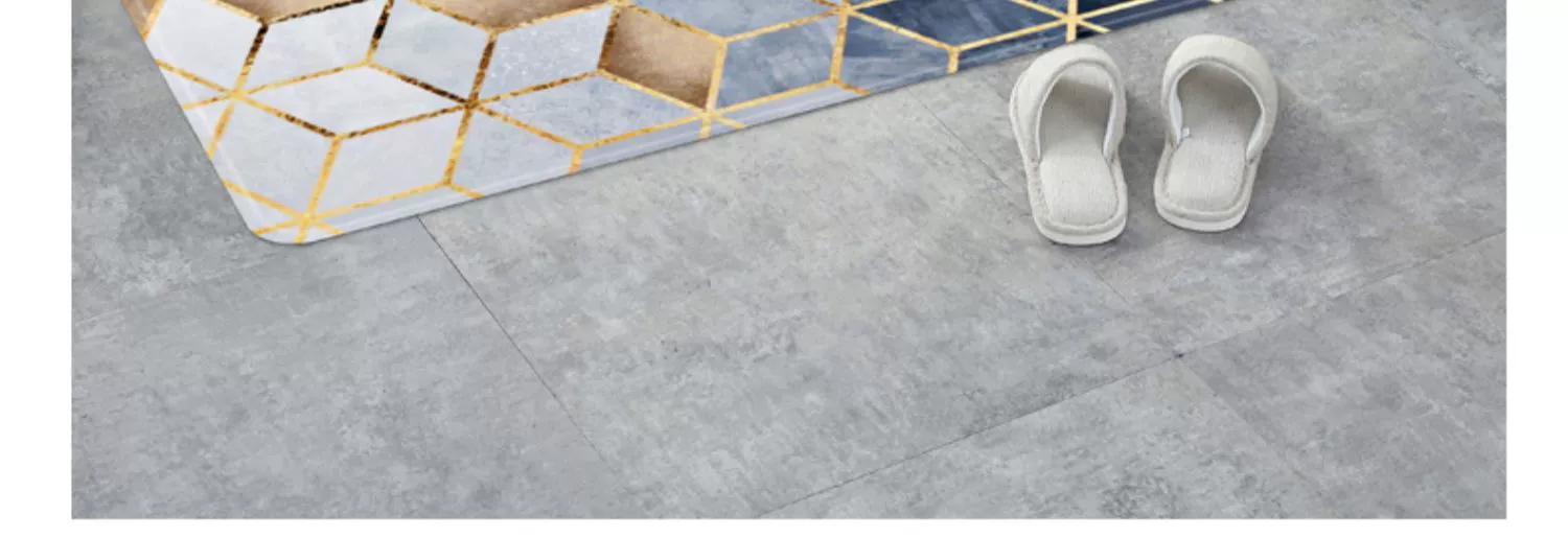 Ins Bắc Âu vào cửa phòng ngủ cửa mat thảm nhà bếp phòng tắm cửa mat dải dài - Thảm sàn xốp ghép nền nhà