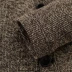Áo len nam mùa thu và mùa đông trùm đầu Hàn Quốc áo len dệt kim mỏng len cộng với nhung ngắn xu hướng áo khoác trẻ trung - Cardigan