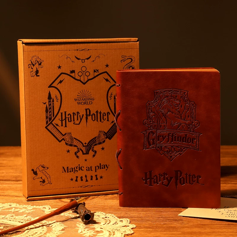 Retro book, magic laptop, Harry Potter