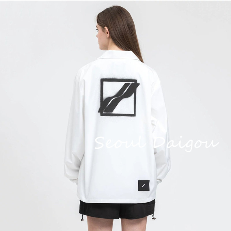 we11done official website 21ss fluorescent color logo sunscreen jacket jacket welldone shirt