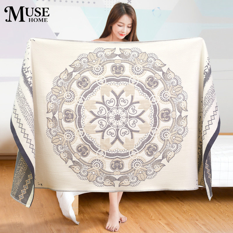 Muse Pure Cotton Gauze Bath Towel Absorbs Water, Dries Quickly, and Does Not Shed Easily. Household All-Season Cotton Gauze Wrap Towel for Bathing, All-Cotton Towel
