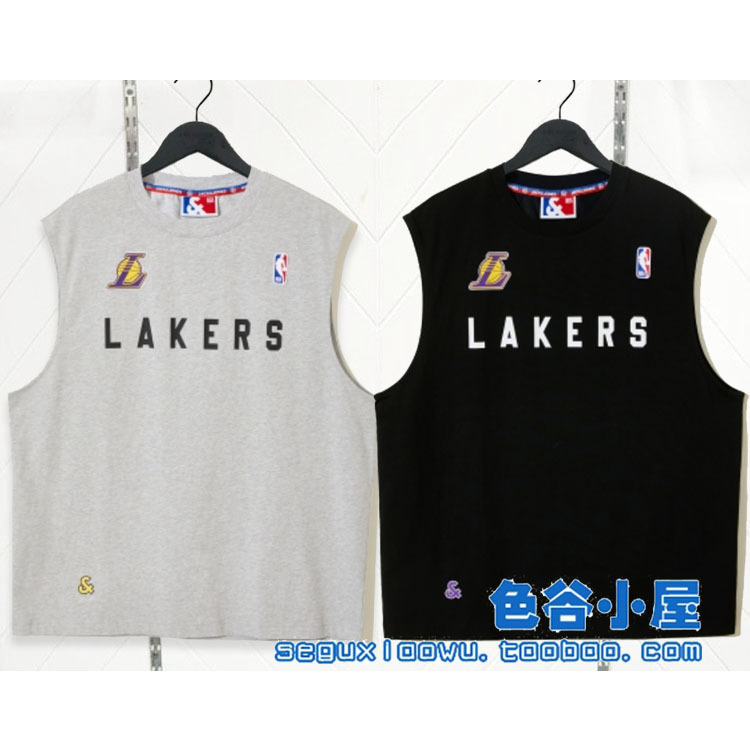 Jack Jones Lakers Co-Branded Loose-Fitting Sleeveless Basketball Vest T-Shirt 224101055 225101140