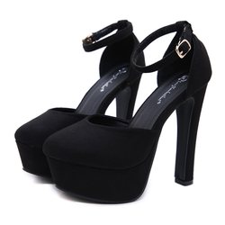 Runway model catwalk ເກີບ heeled heel ກັນນ້ໍາເວທີ 14cm ບໍ່ເມື່ອຍຕີນ hate sky high pointed art test training sandals heel thick
