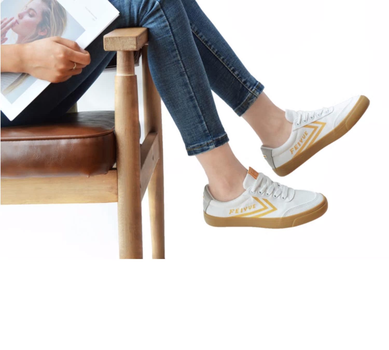 Giày của phụ nữ Leap đôi giày nam mùa hè Giày trắng mùa hè chính thức cửa hàng trang web chính thức xu hướng giày thường 725 - Plimsolls giay the thao nam 2021
