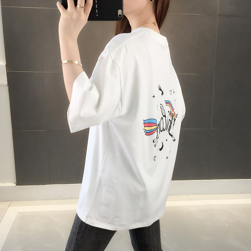 top phụ nữ Net-đỏ siêu lửa tay áo ngắn 2020 mới t-shirt của phụ nữ đơn giản nửa tay áo thiết kế nữ cảm giác nhỏ