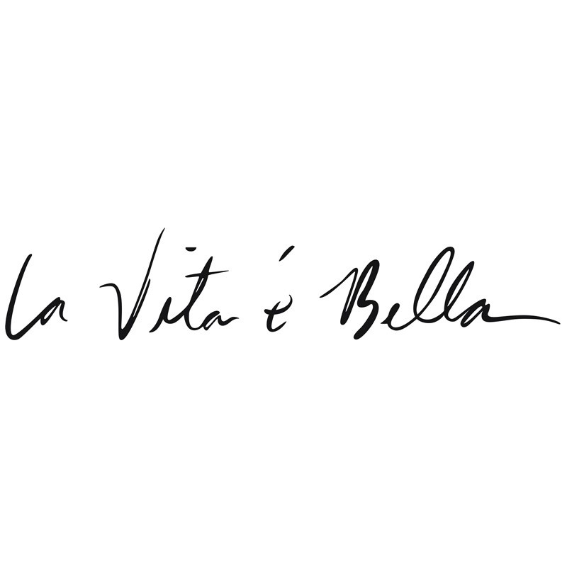 la vita egrave bella Italian literati life is so beautiful Inspirational stickers ins Nordic style