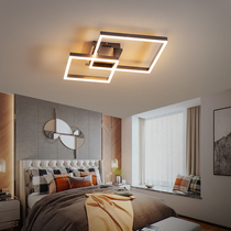 Bedroom lights led ceiling lights light luxury creative personality square living room lamps warm romantic room lights