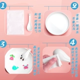 Поплавок, комплект, акварель, детские мелки, стираемая кисть для школьников на водной основе, ручка-ластик