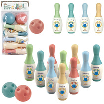 Vibrant cartoon bowling kit Boys girls outdoor indoor parent-child sports toolEvents gifts for childrens toys