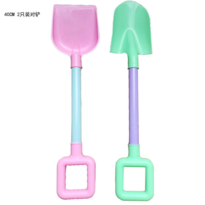 2 sets of beach shovels beach water play sand shovel flat shovel digging soil shoveling snow outdoor tools children's educational toys