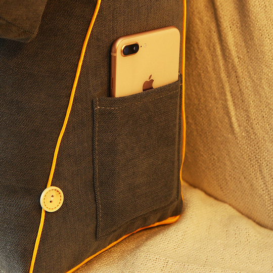 Bedside Cushion, Soft Backrest, Sofa Lumbar Support, Nordic Tatami, Bedroom Bay Window, Bed Triangular Pillow, Lumbar Support