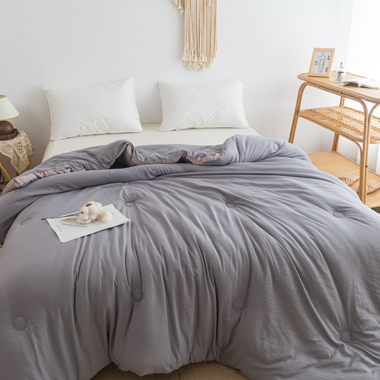 Antibacterial Soy Fiber Quilt, Winter Quilt, Thickened Air-Conditioned Quilt, Warm Cotton Quilt Core, Student Dormitory Spring and Autumn Quilt