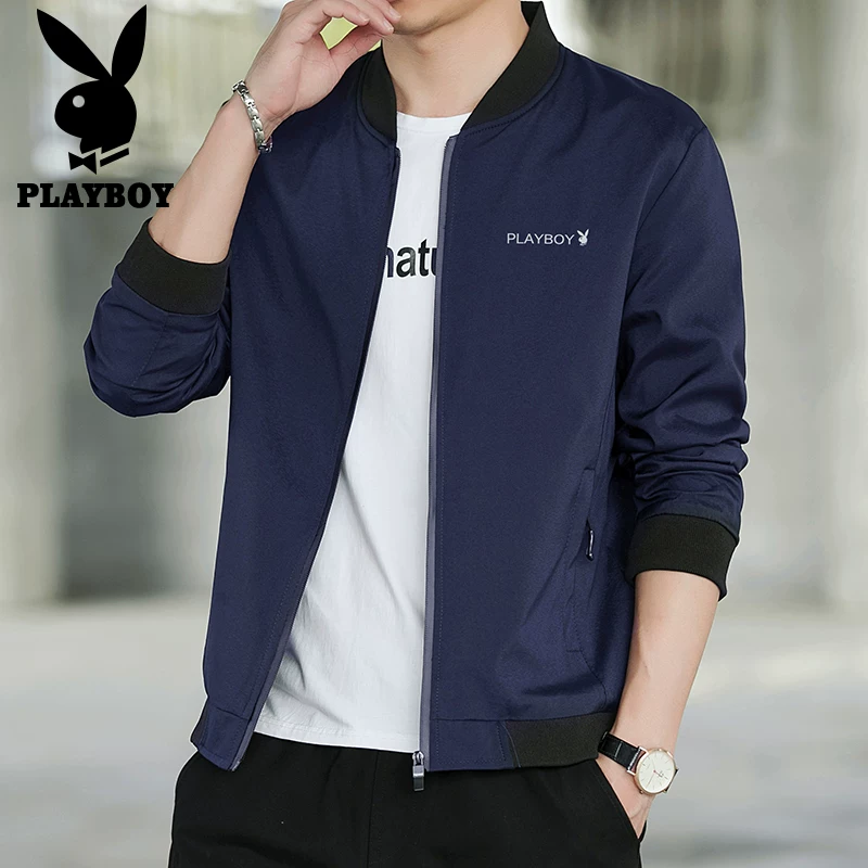 Playboy, Tide, мужская осенняя трендовая бейсболка куртка, оверсайз