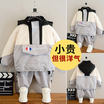 Childrens clothing boys set spring and autumn clothes 2021 New Baby childrens sports two-piece spring boy handsome clothes