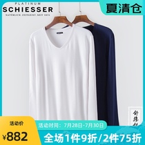 Shuya autumn clothes mens high-end platinum Ya mens Zhilong aviation constant temperature thermal underwear base top 95-5398Q