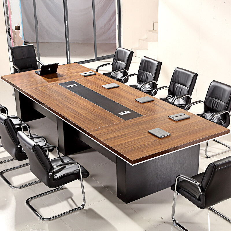 Office furniture conference table long table simple modern large board training table rectangular office table and chair bench table