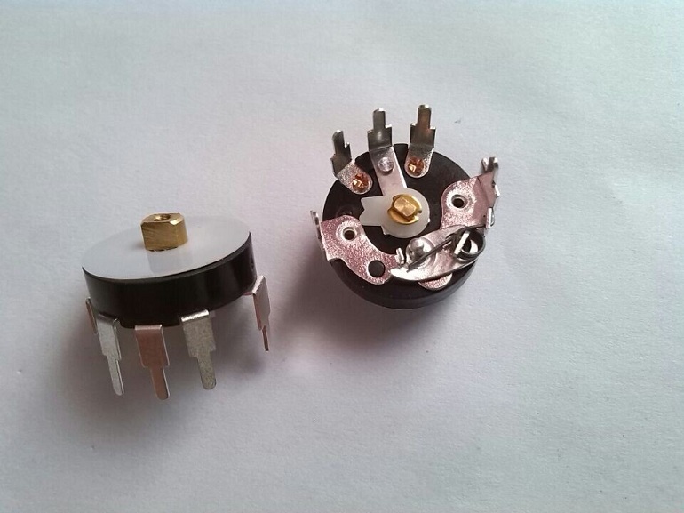 Card speaker radio loudspeaker volume switch potentiometer bending foot with switch B503 50k