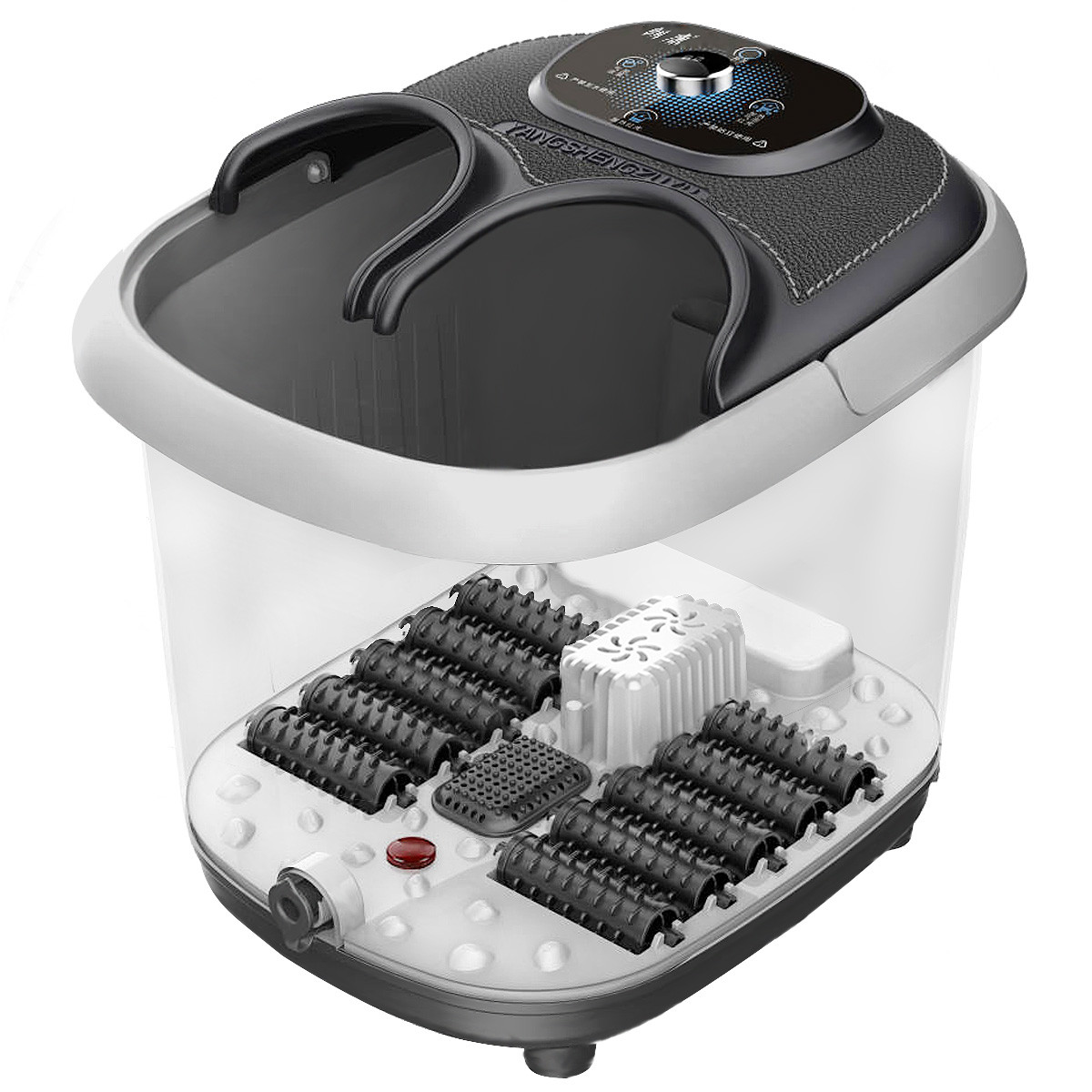 Langkang LK-8100 constant temperature foot wash basin electric heating foot tub electric foot wash basin self-service massage foot wash bucket