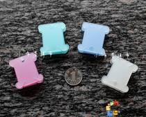 Winding board plastic color translucent frosted cross stitch embroidery winding board 2 50 yuan 20 pieces bag