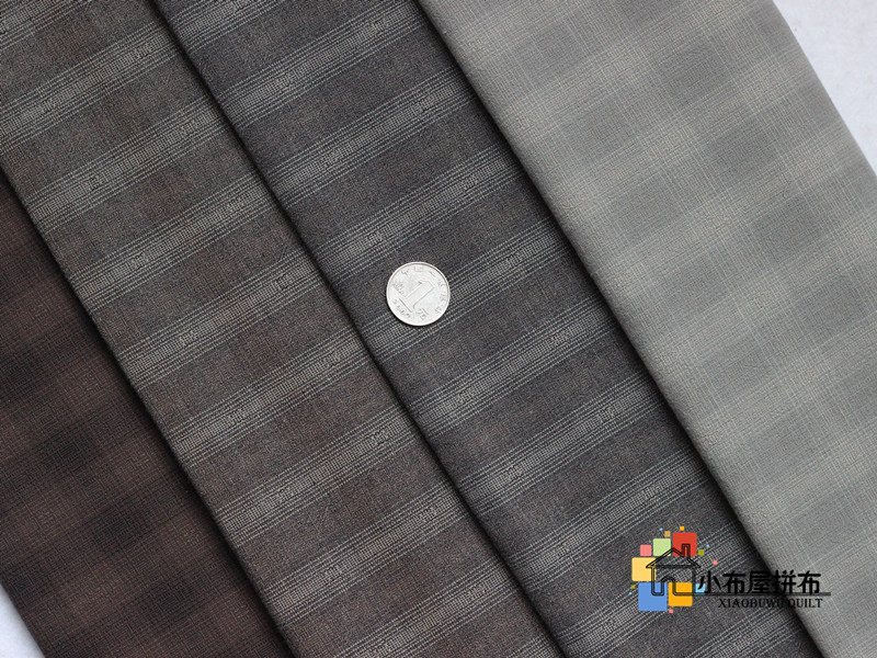 RXL01 Japan Import dew LECIEN First dye Busto color Gradual Layer Plaid Small Jacquard 1 8 yards