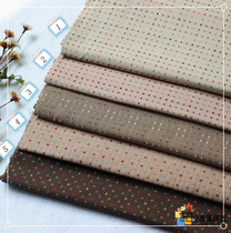 DIY handmade collab fabric RX02 Japanese imports first dye cloth colored square points 1 8 yards