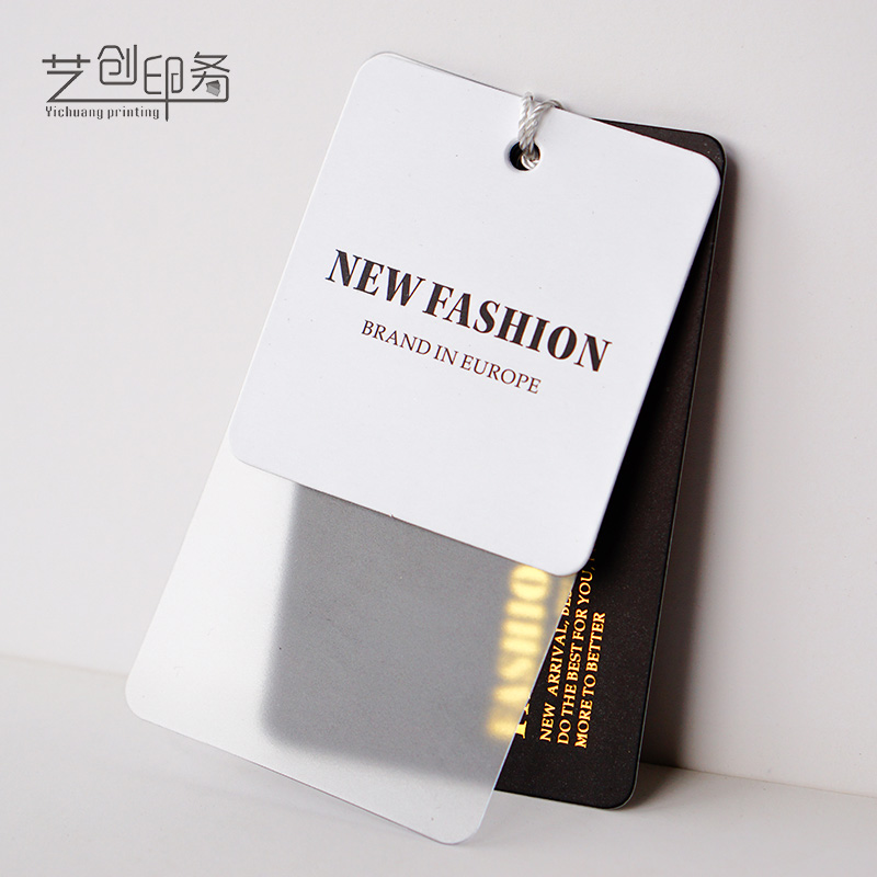 Clothing tag label customization Spot clothing tag custom women's clothing generic listing PVC trademark production LOGO