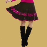 艳王 Демисезонная бархатная юбка, 2018