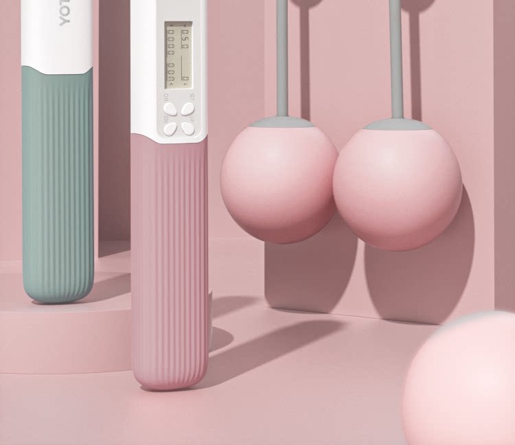 Скакалка 无绳跳绳计数大球负重款健身减肥运动专业绳燃脂瘦身重力绳子跳绳 Yottoy