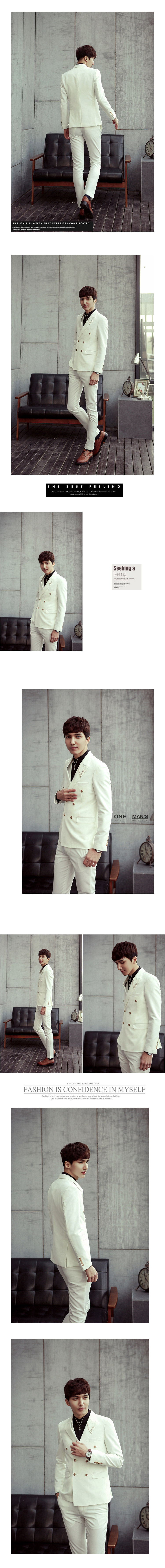 Costume homme en coton pour automne - Ref 1553794 Image 14