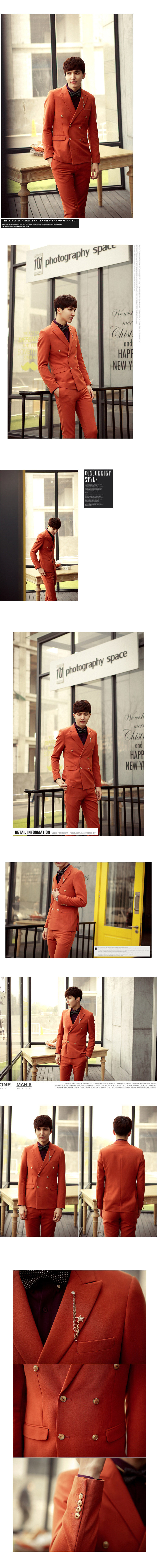 Costume homme en coton pour automne - Ref 1553794 Image 17