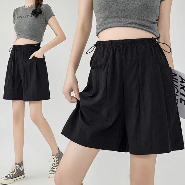 Pregnant Women's Pants Thin Summer Outwear No Belly Support Casual Yamamoto Loose Pants Loose Half Length Shorts Fashionable Summer Clothing — 2