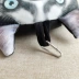 Hai huskies U gối hình chữ u gối cổ tử cung máy bay đơn u hình chữ u gối cổ hoạt hình clip dễ thương ngủ trưa - Gối