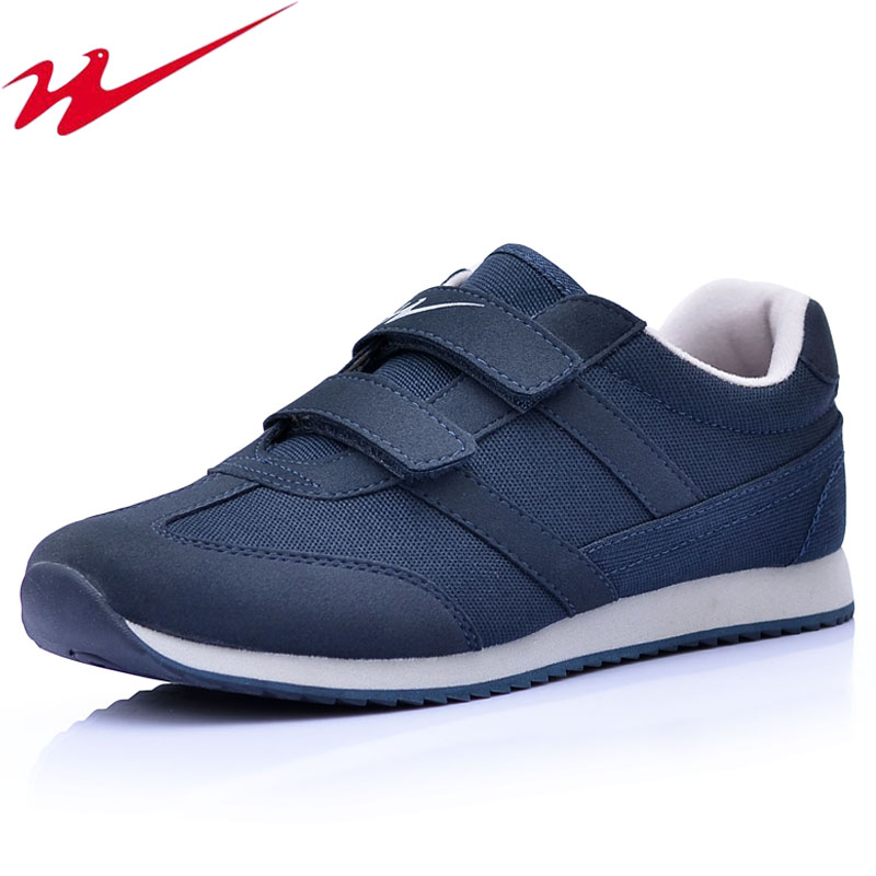 Counter double star shoes ultra-light casual shoes Velcro lightweight foam bottom running shoes men and women shock-absorbing sports shoes