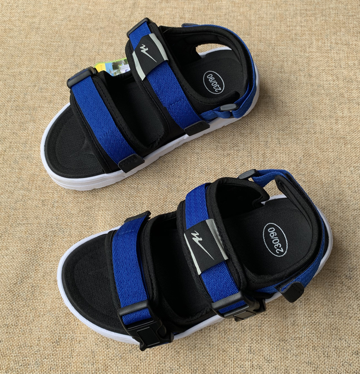 Đầm đôi sao mùa hè mới dép đi biển trẻ em người lớn phổ quát mẫu Velcro dép trẻ em nhẹ - Giày thể thao / sandles giày xăng đan