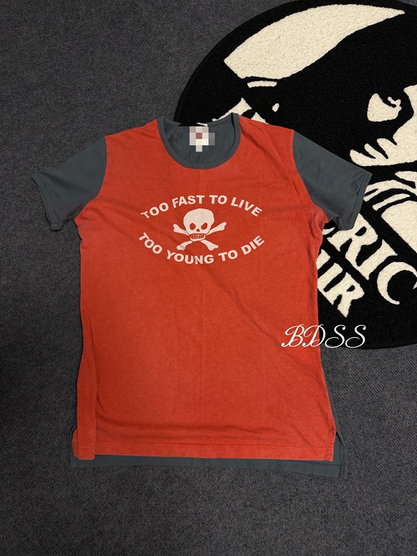 ［Etc］Bdss Independent Vivi Style to Live Too Young to Die Short-Sleeved Shirt