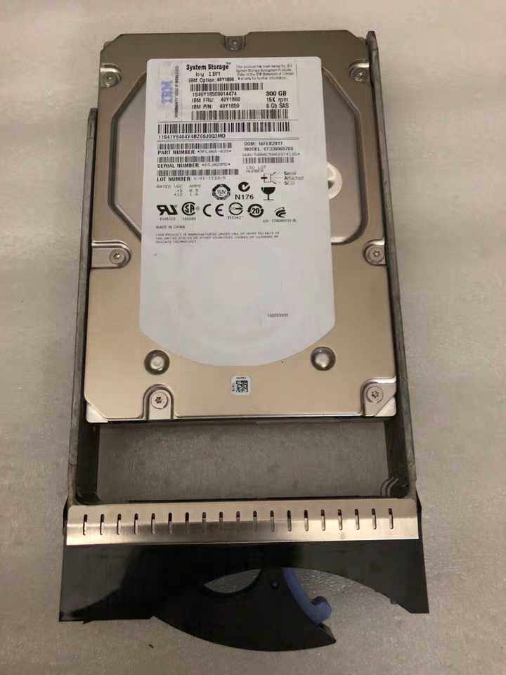 IBM 49Y1860 49Y1856 5100 300G 15K DS3500 DS3500 DS3512 Test Good