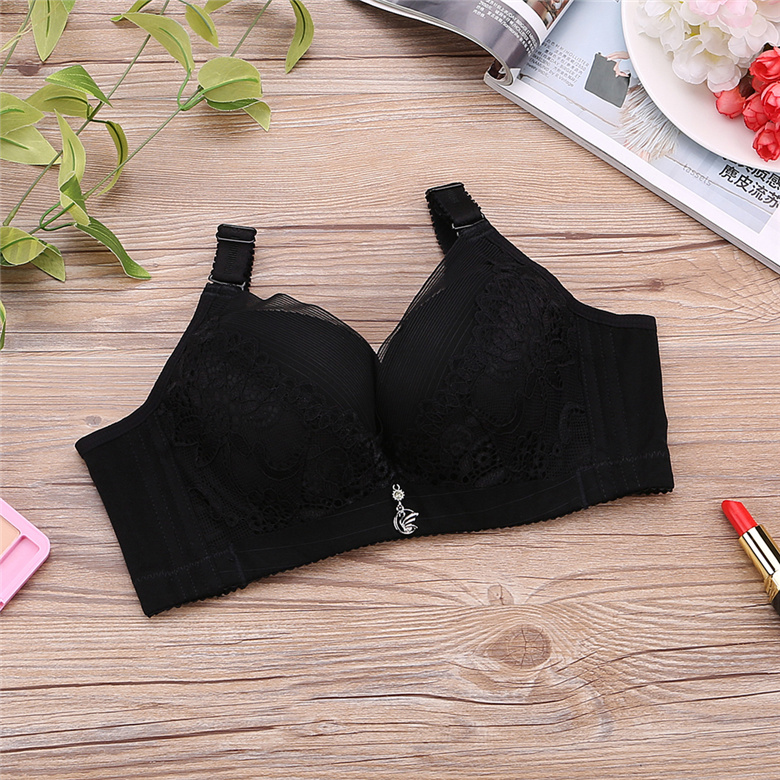 Kazi Ting phần mỏng điều chỉnh ren áo ngực sâu V tập hợp bên bộ sưu tập sữa mẹ đồ lót gợi cảm 8842 áo độn ngực