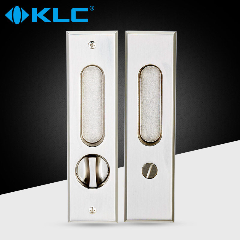 KLC simple kitchen powder room sliding door hook lock pull door lock