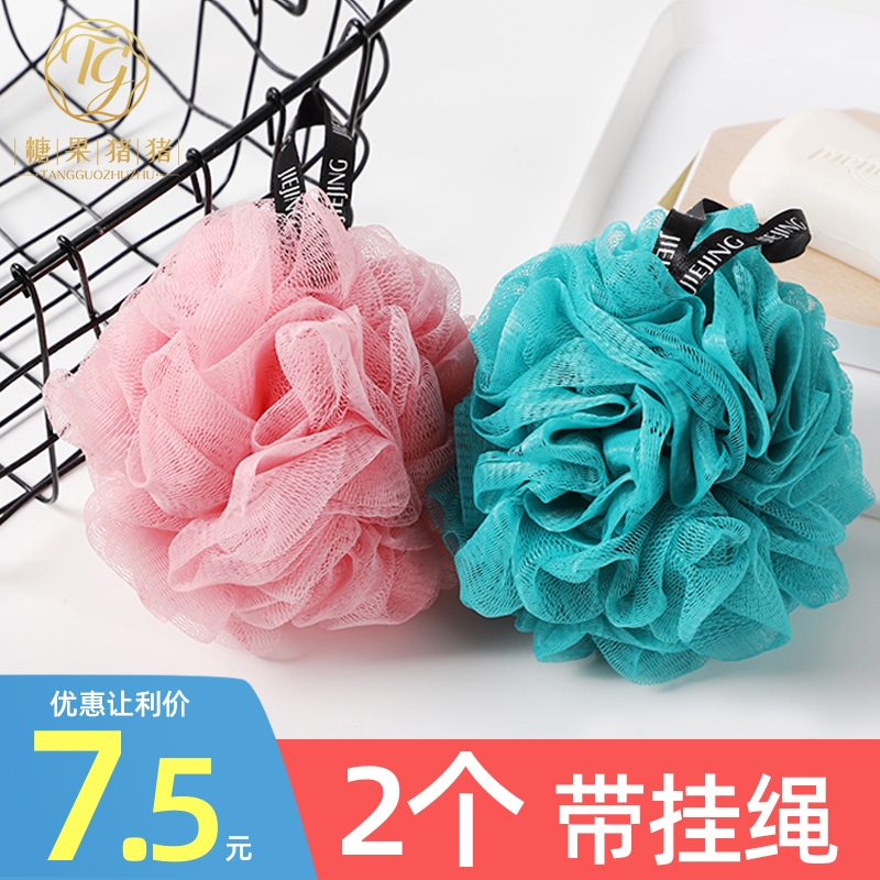 High-grade non-scattered bath flower bath ball super soft foam bath ball super large adult cute rub bath ball bath bubble ball